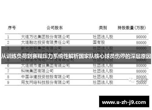 从训练负荷到赛程压力系统性解析国家队核心球员伤停的深层原因